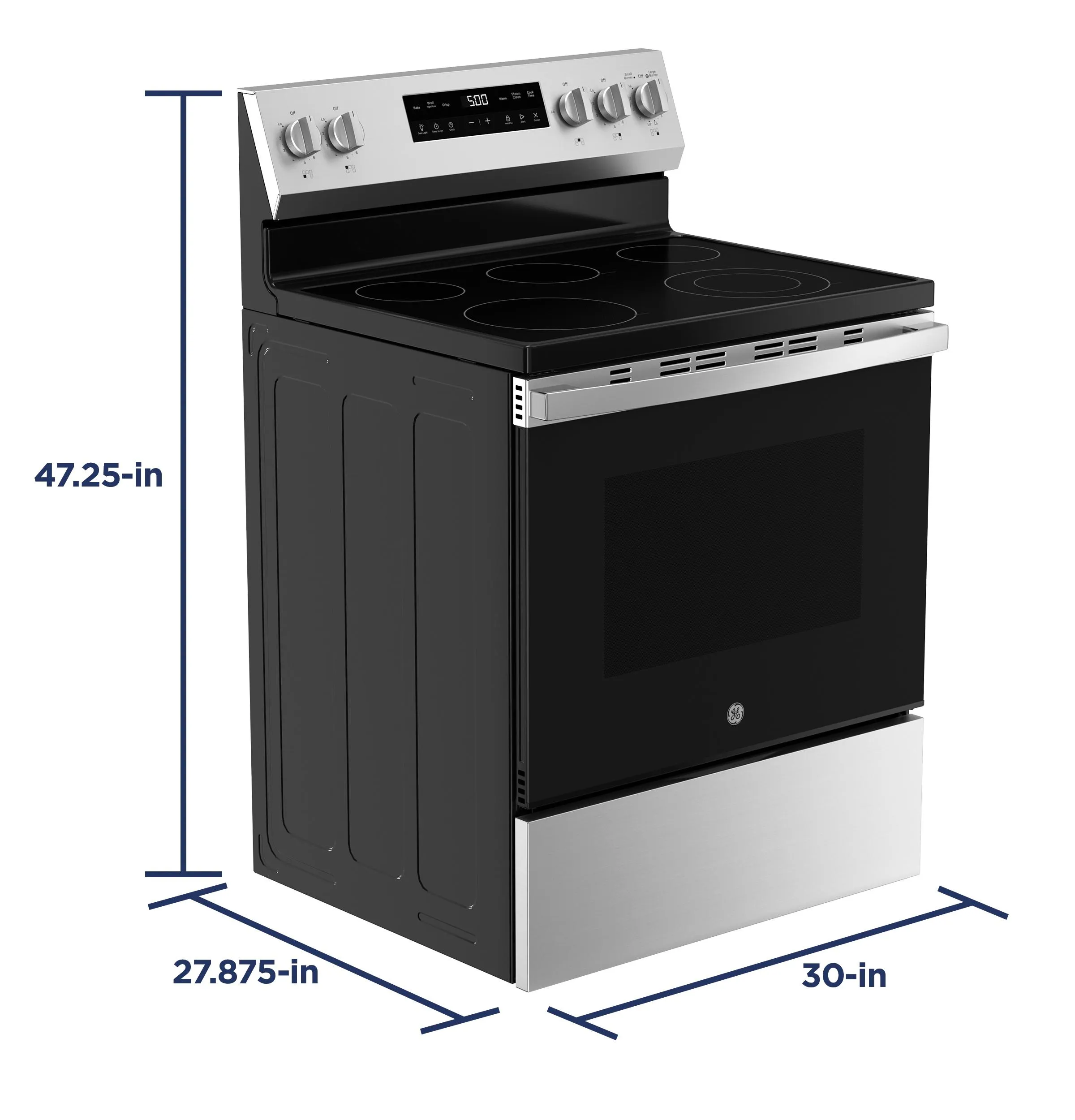 Ge Appliances GRF500SVSS Ge? Energy Star? 30" Free-Standing Electric Range With Crisp Mode