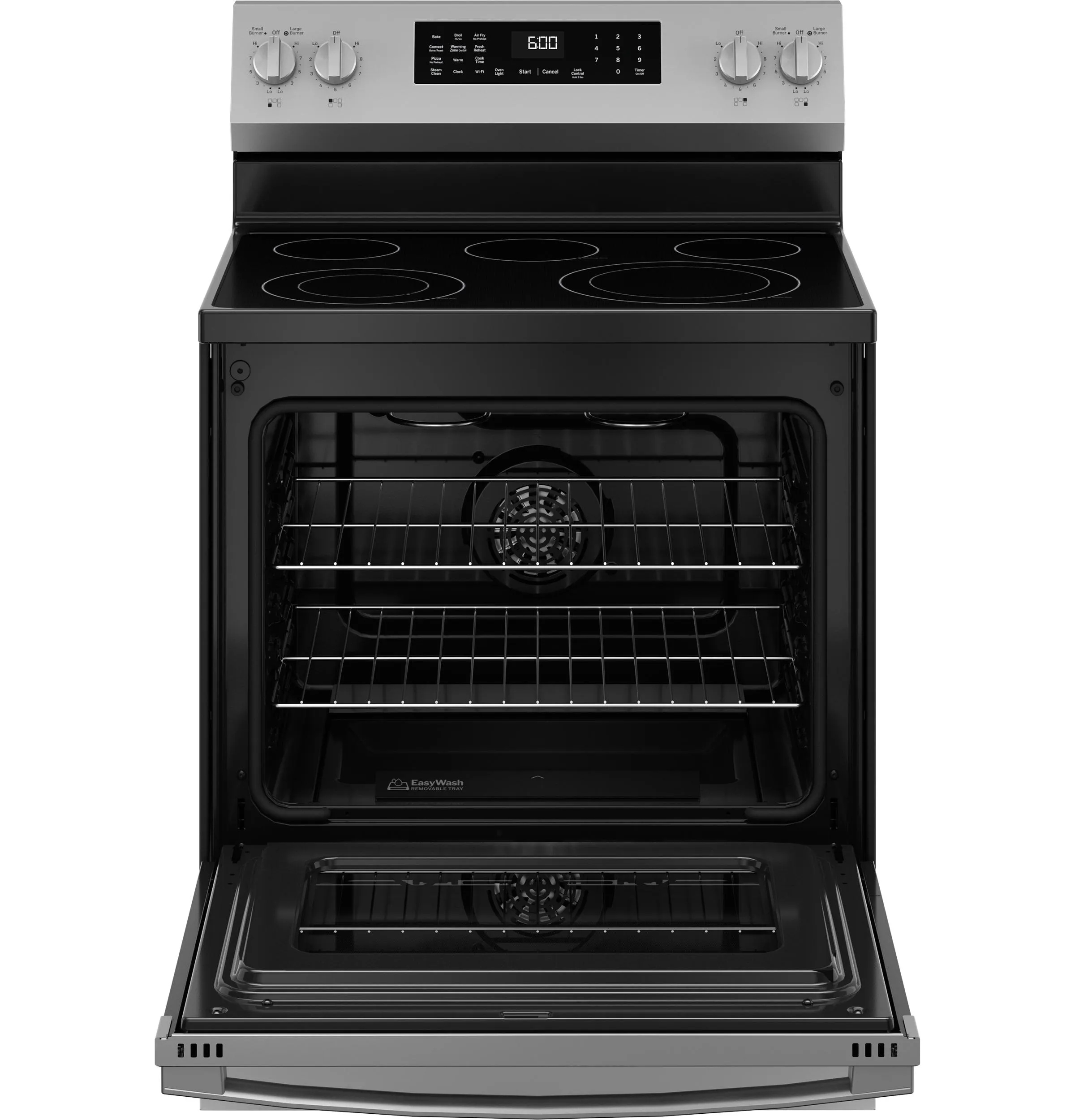 Ge Appliances GRF600AVSS Ge? 30" Free-Standing Electric Convection Range With No Preheat Air Fry And Easywash&#8482; Oven Tray