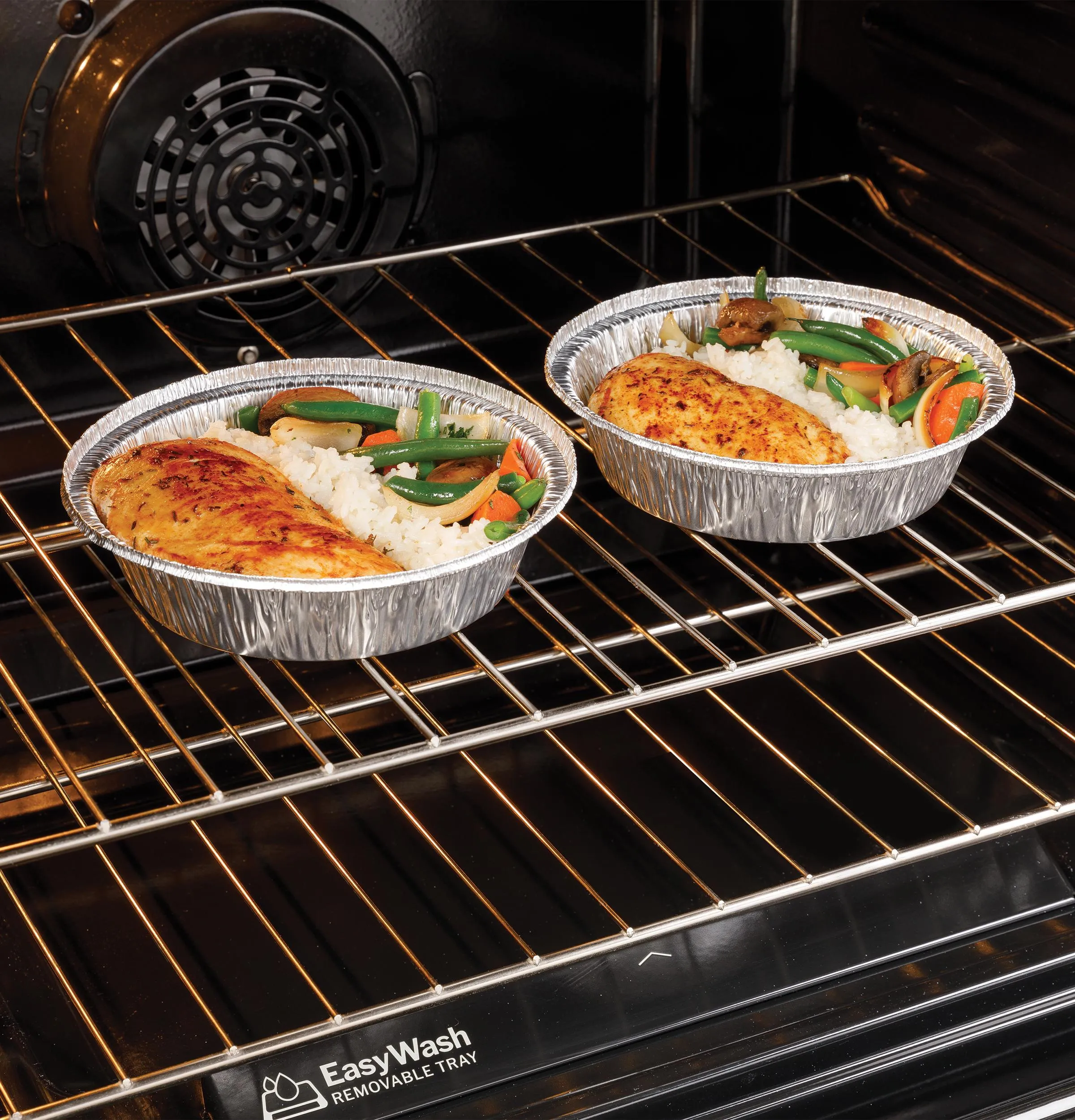 Ge Appliances GRF600AVSS Ge? 30" Free-Standing Electric Convection Range With No Preheat Air Fry And Easywash&#8482; Oven Tray