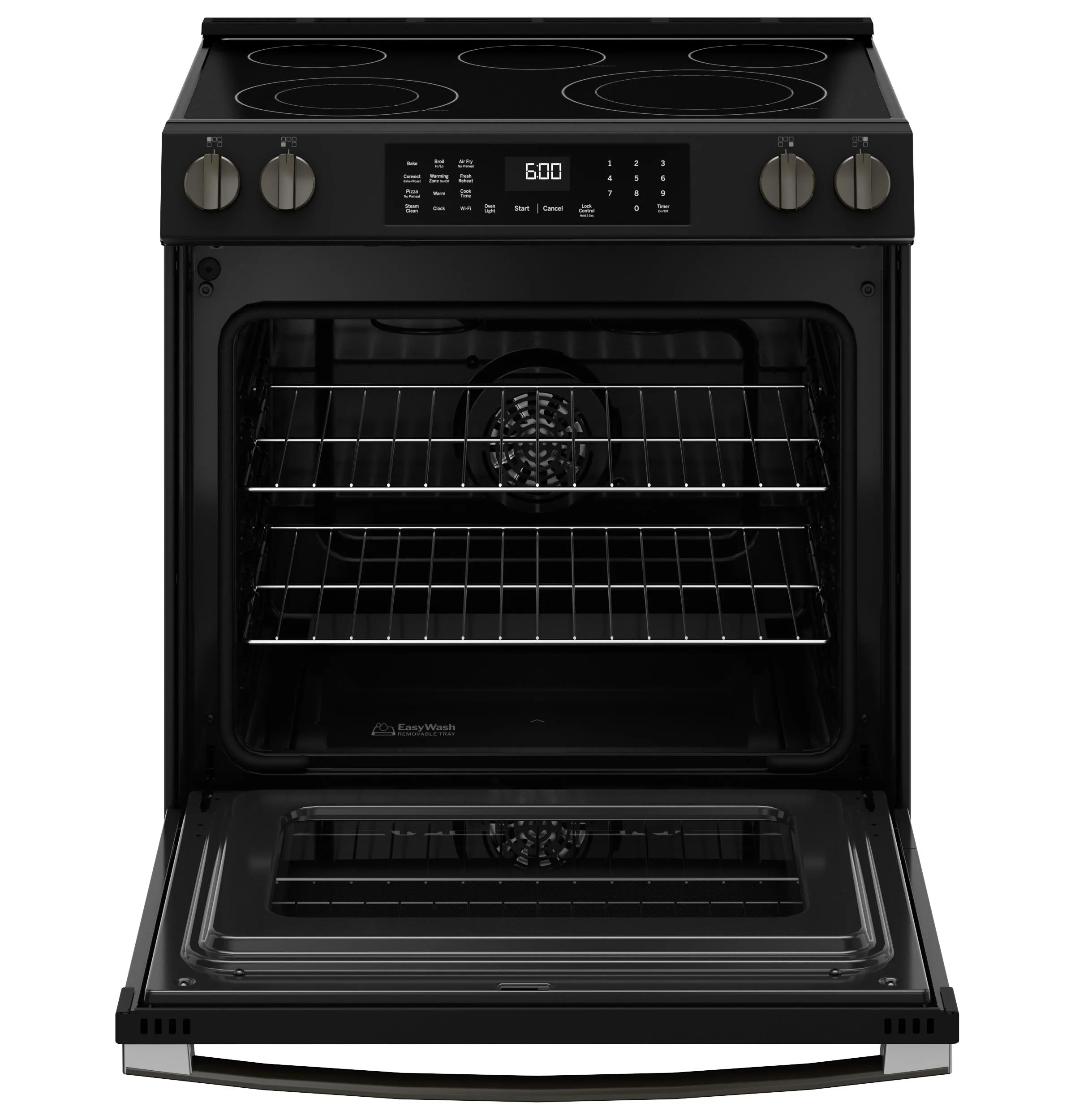 Ge Appliances GRS600AVDS Ge? 30" Slide-In Electric Convection Range With No Preheat Air Fry And Easywash&#8482; Oven Tray