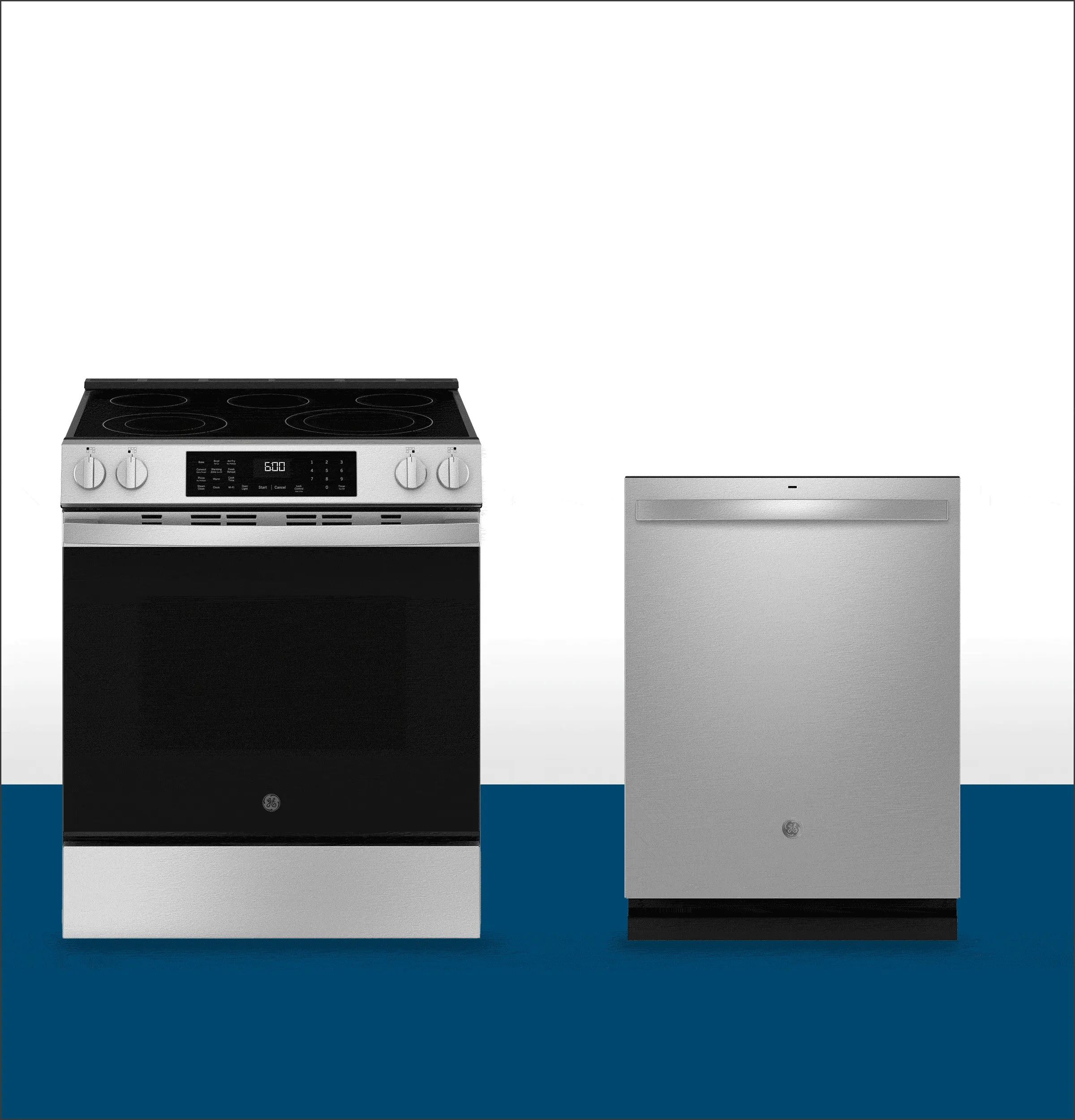 Ge Appliances GRS600AVDS Ge? 30" Slide-In Electric Convection Range With No Preheat Air Fry And Easywash&#8482; Oven Tray