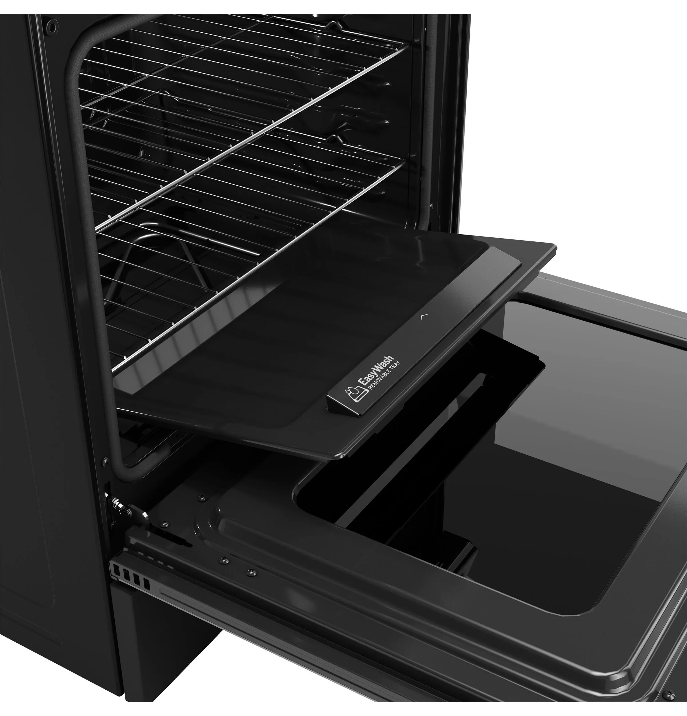 Ge Appliances GRS600AVDS Ge? 30" Slide-In Electric Convection Range With No Preheat Air Fry And Easywash&#8482; Oven Tray