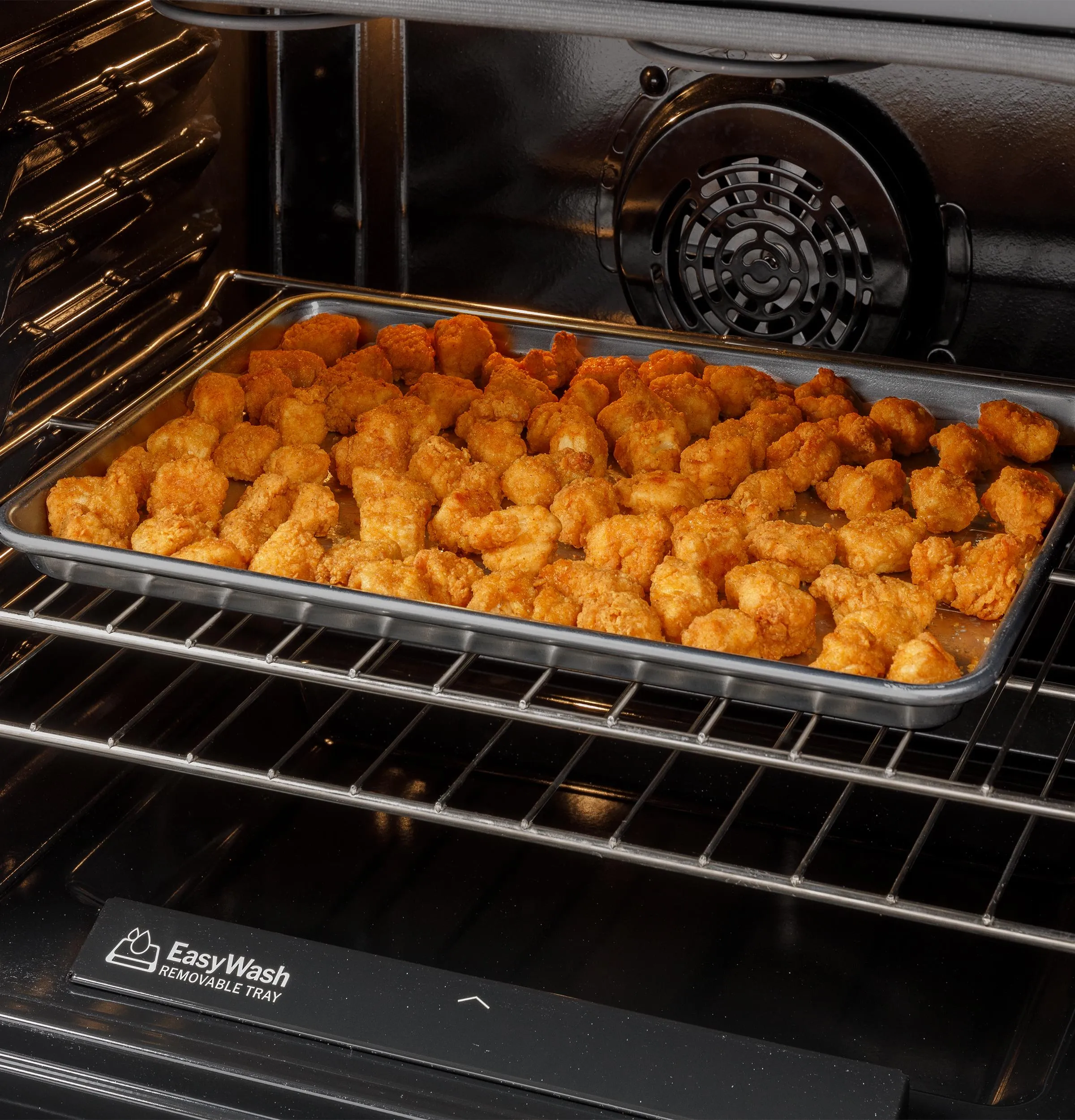 Ge Appliances GRS600AVDS Ge? 30" Slide-In Electric Convection Range With No Preheat Air Fry And Easywash&#8482; Oven Tray