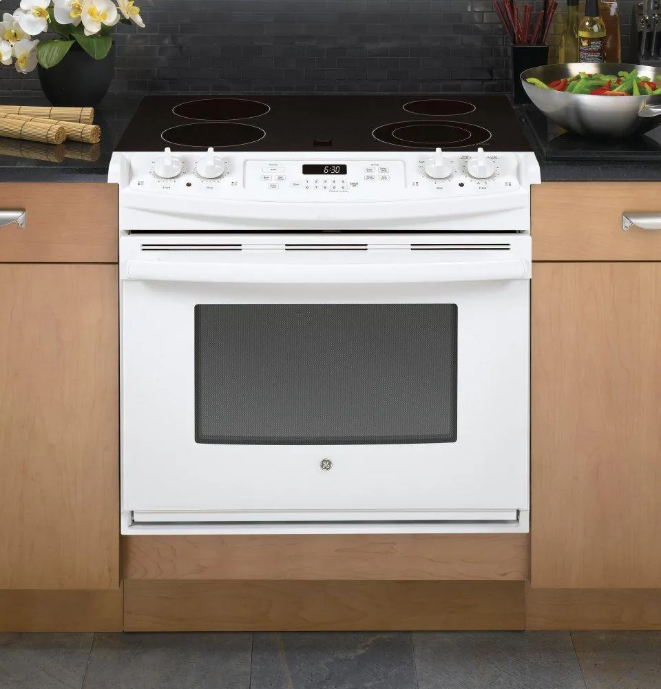 Ge Appliances JD630DFWW Ge 30" Drop-In Electric Range
