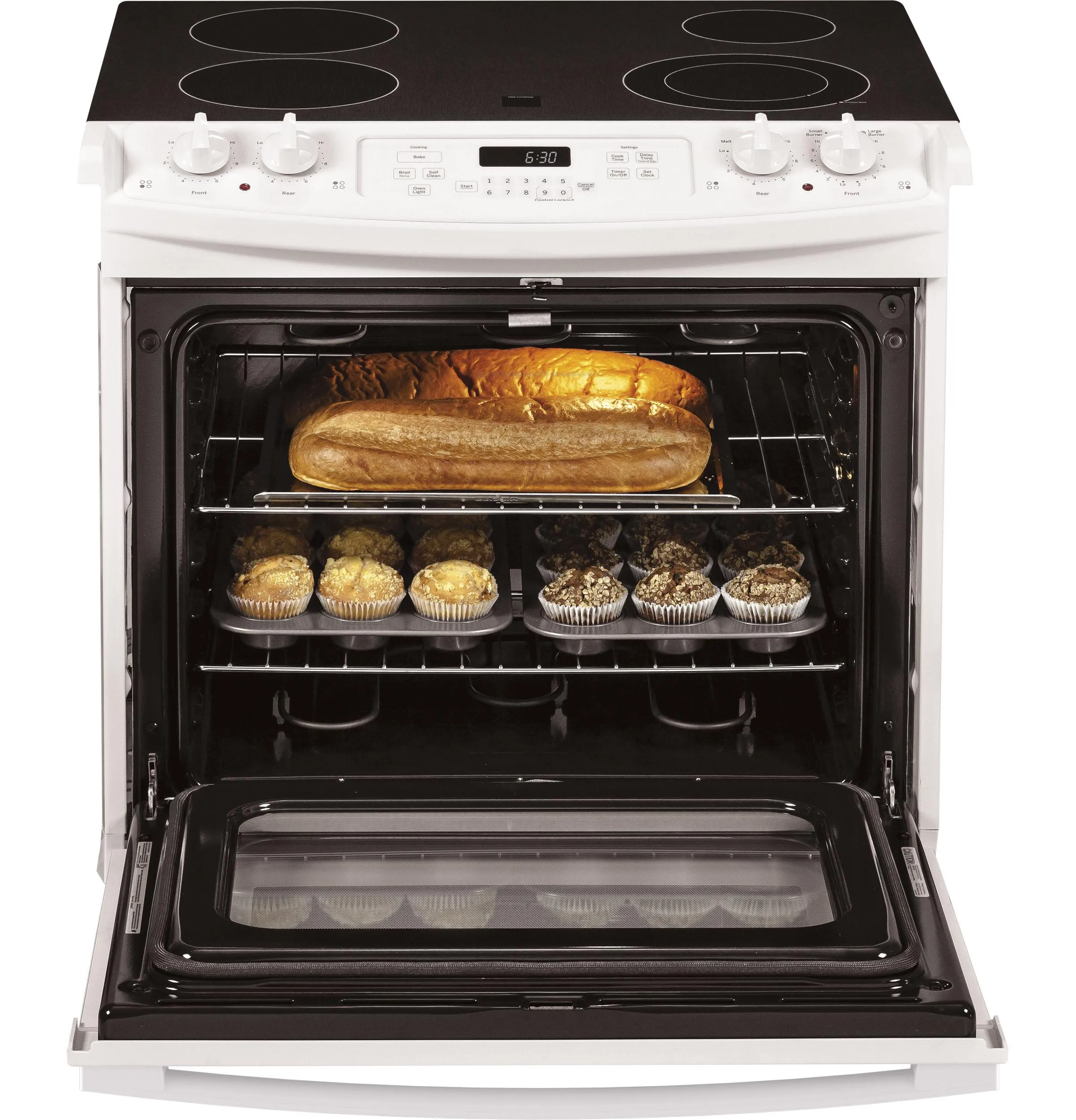 Ge Appliances JD630DTWW Ge 30" Drop-In Electric Range