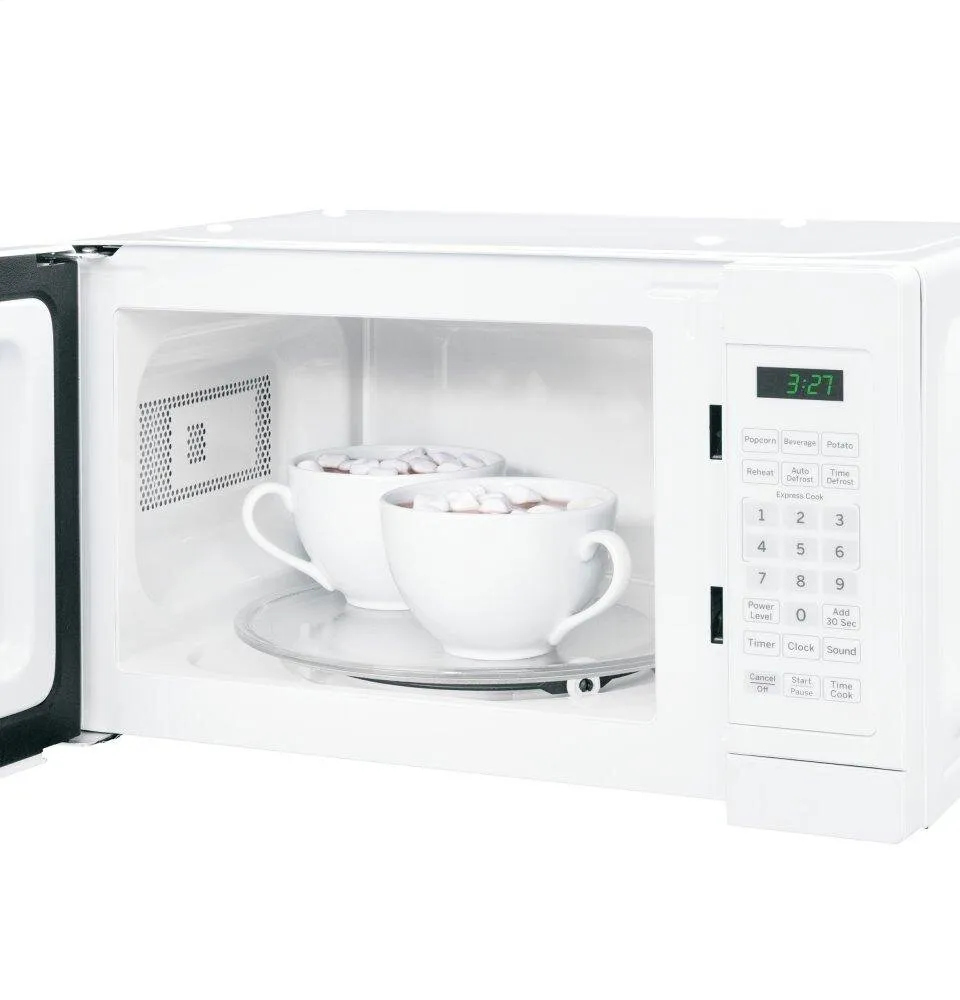 Ge Appliances JEM3072DHWW Ge 0.7 Cu. Ft. Capacity Countertop Microwave Oven