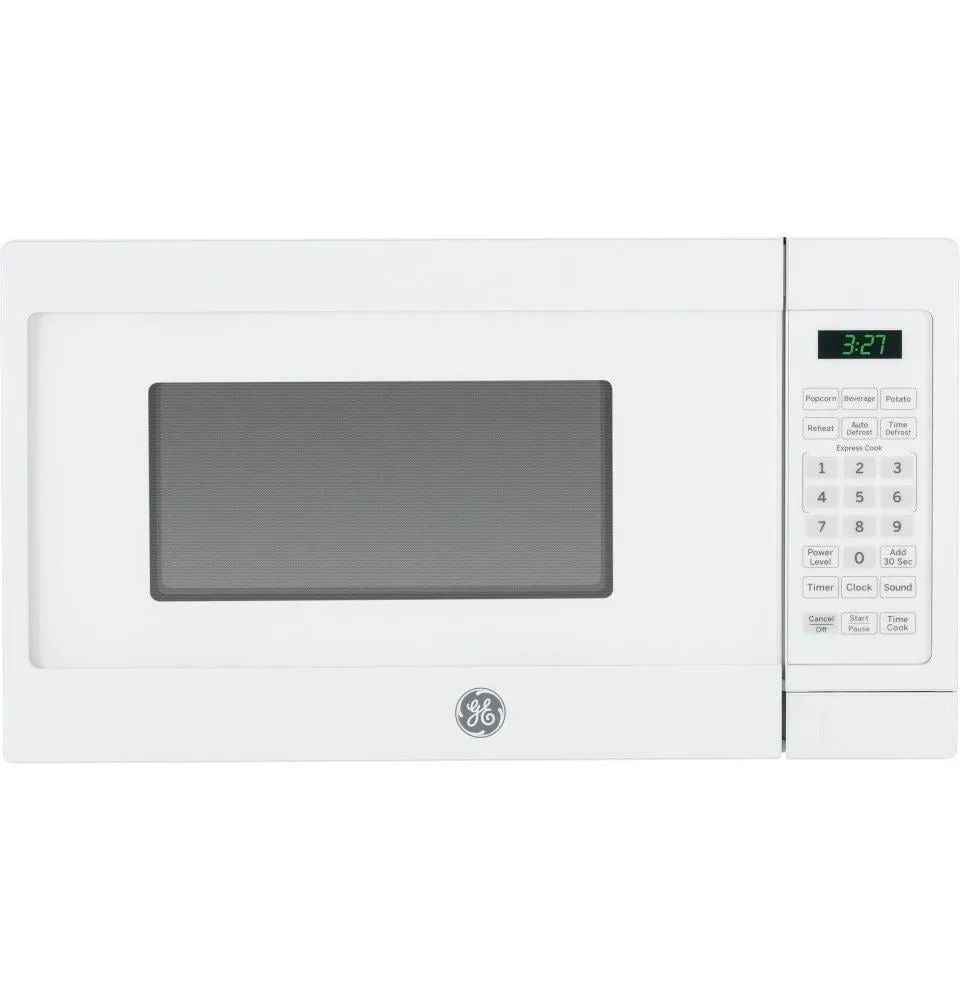 Ge Appliances JEM3072DHWW Ge 0.7 Cu. Ft. Capacity Countertop Microwave Oven Microwave Ovens large capacity kitchen microwave