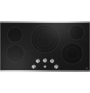 Ge Appliances JEP5036STSS Ge 36" Built-In Knob Control Electric Cooktop Electric slide-in electric cooking range