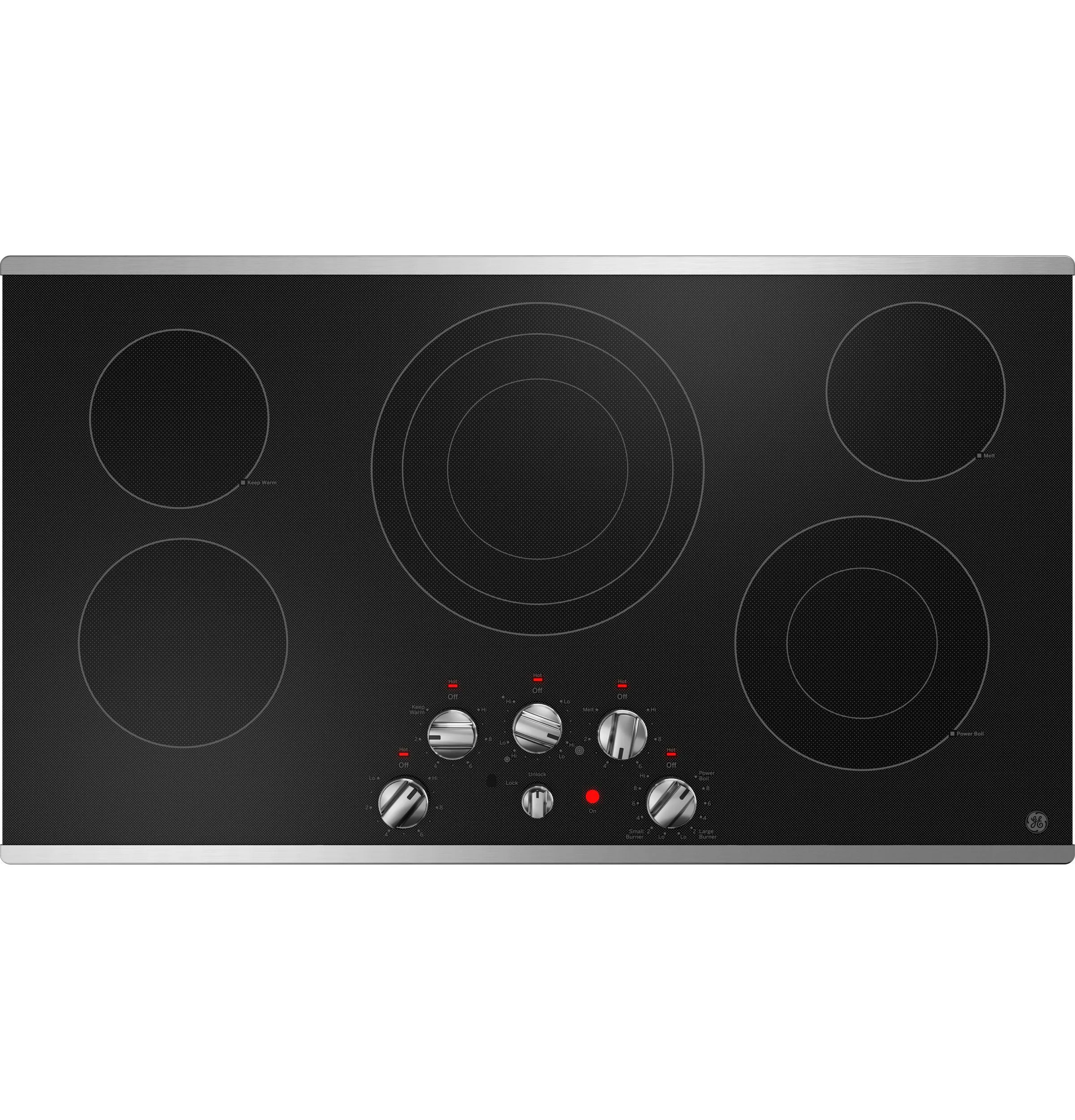 Ge Appliances JEP5036STSS Ge 36" Built-In Knob Control Electric Cooktop