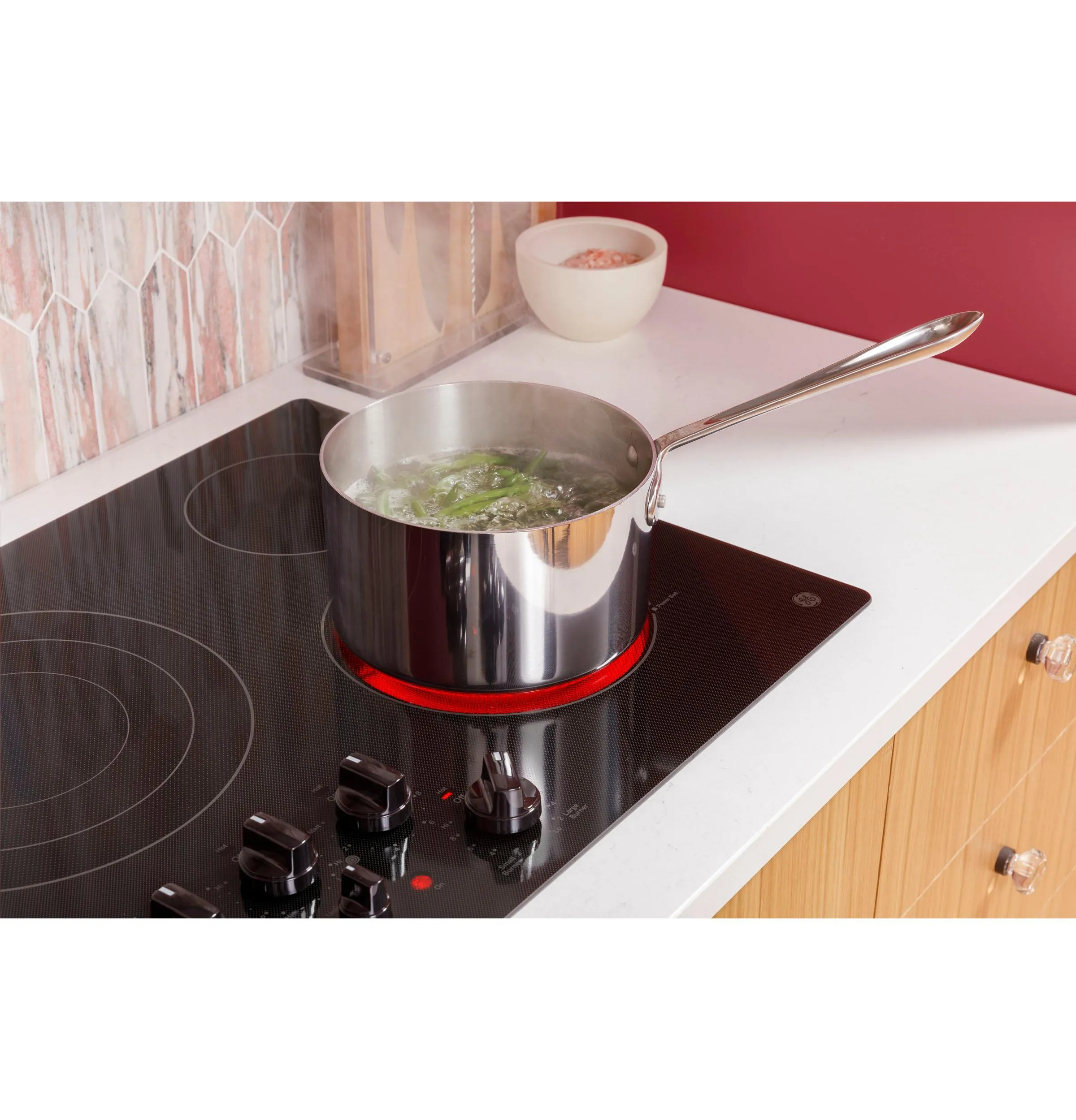 Ge Appliances JEP5036STSS Ge 36" Built-In Knob Control Electric Cooktop