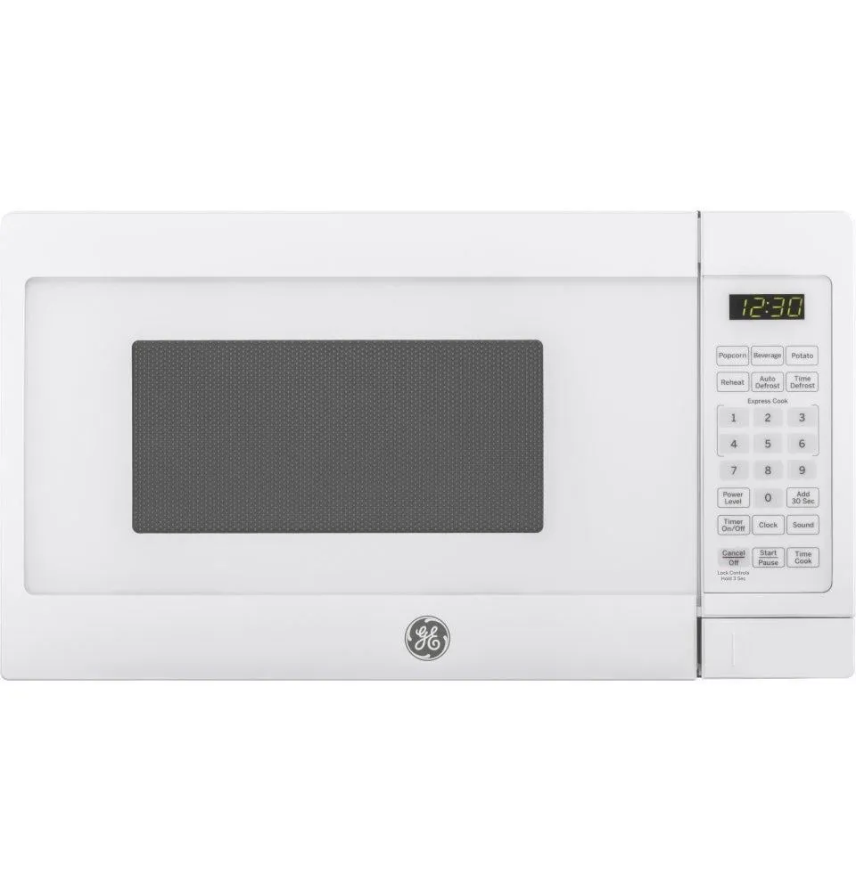 Ge Appliances JES1072DMWW Ge 0.7 Cu. Ft. Capacity Countertop Microwave Oven Microwave Ovens large capacity kitchen microwave