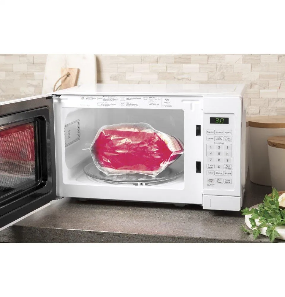 Ge Appliances JES1072DMWW Ge 0.7 Cu. Ft. Capacity Countertop Microwave Oven