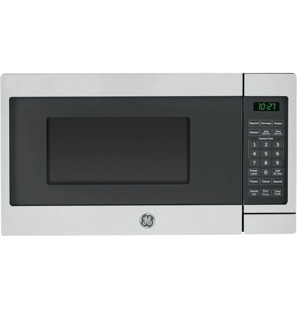 Ge Appliances JES1072SHSS Ge 0.7 Cu. Ft. Capacity Countertop Microwave Oven Countertop Microwaves compact countertop microwave oven