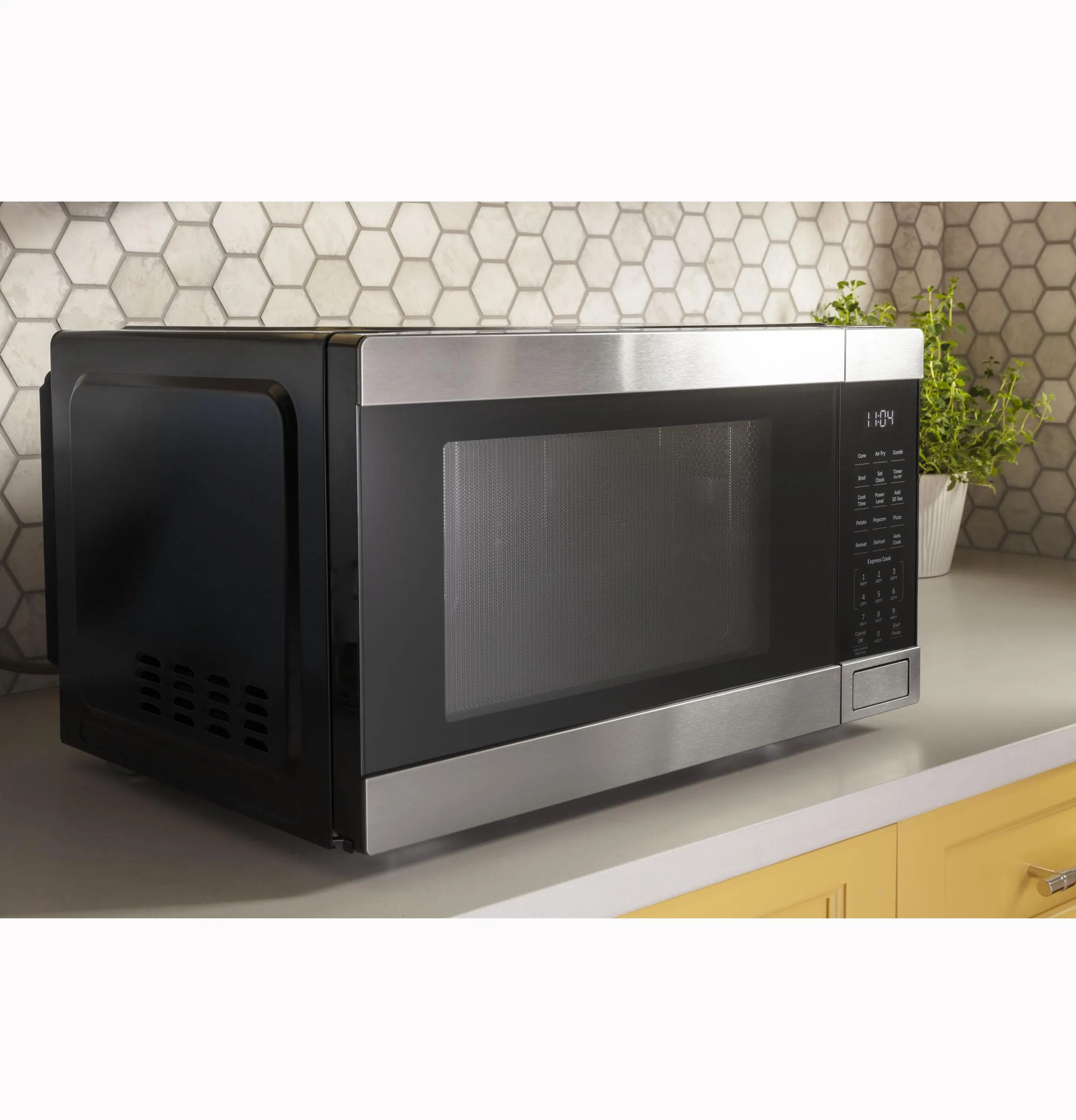 Ge Appliances JES1109RRSS Ge 1.0 Cu. Ft. Capacity Countertop Convection Microwave Oven With Air Fry