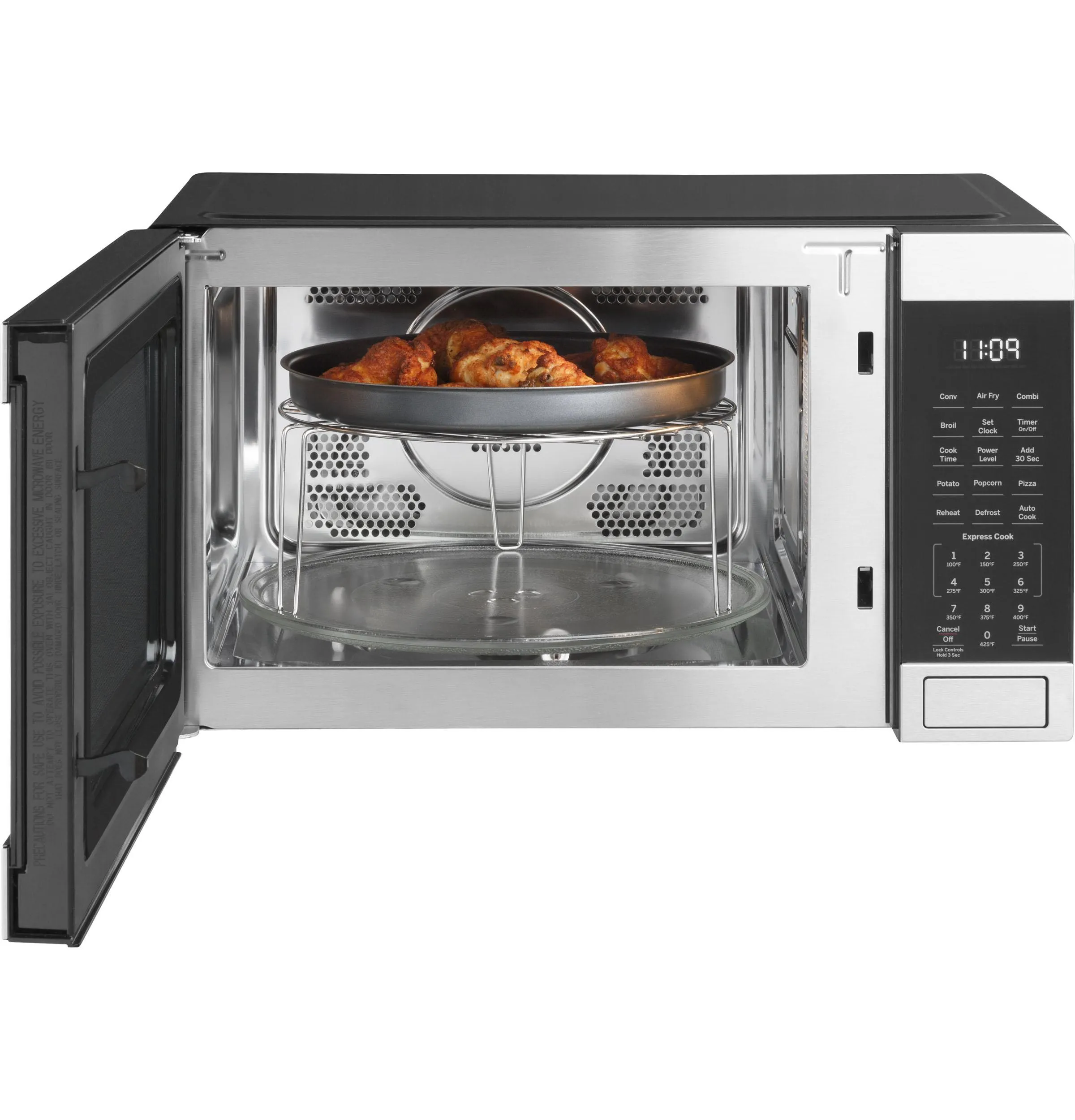 Ge Appliances JES1109RRSS Ge 1.0 Cu. Ft. Capacity Countertop Convection Microwave Oven With Air Fry