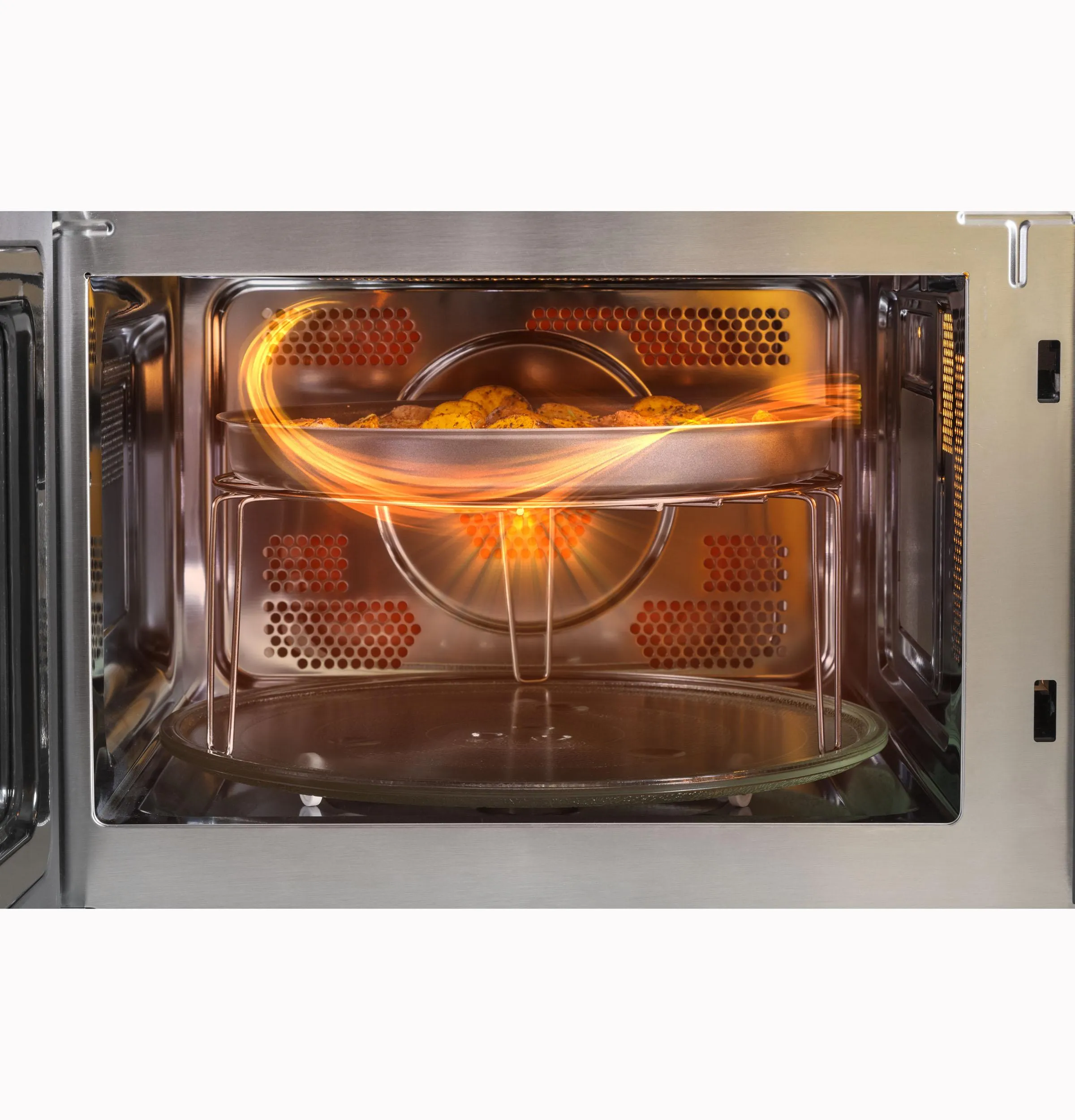 Ge Appliances JES1109RRSS Ge 1.0 Cu. Ft. Capacity Countertop Convection Microwave Oven With Air Fry
