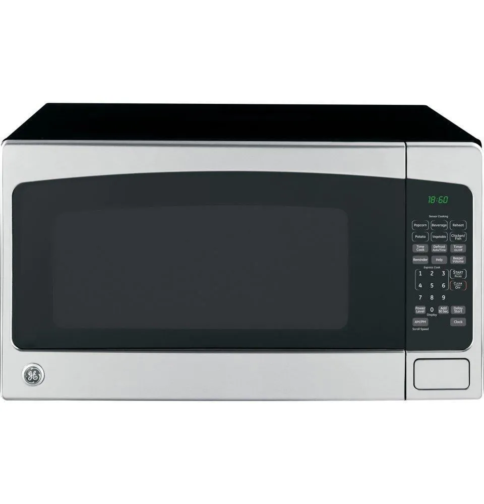 Ge Appliances JES2051SNSS Ge 2.0 Cu. Ft. Capacity Countertop Microwave Oven Microwave Ovens smart sensor microwave oven