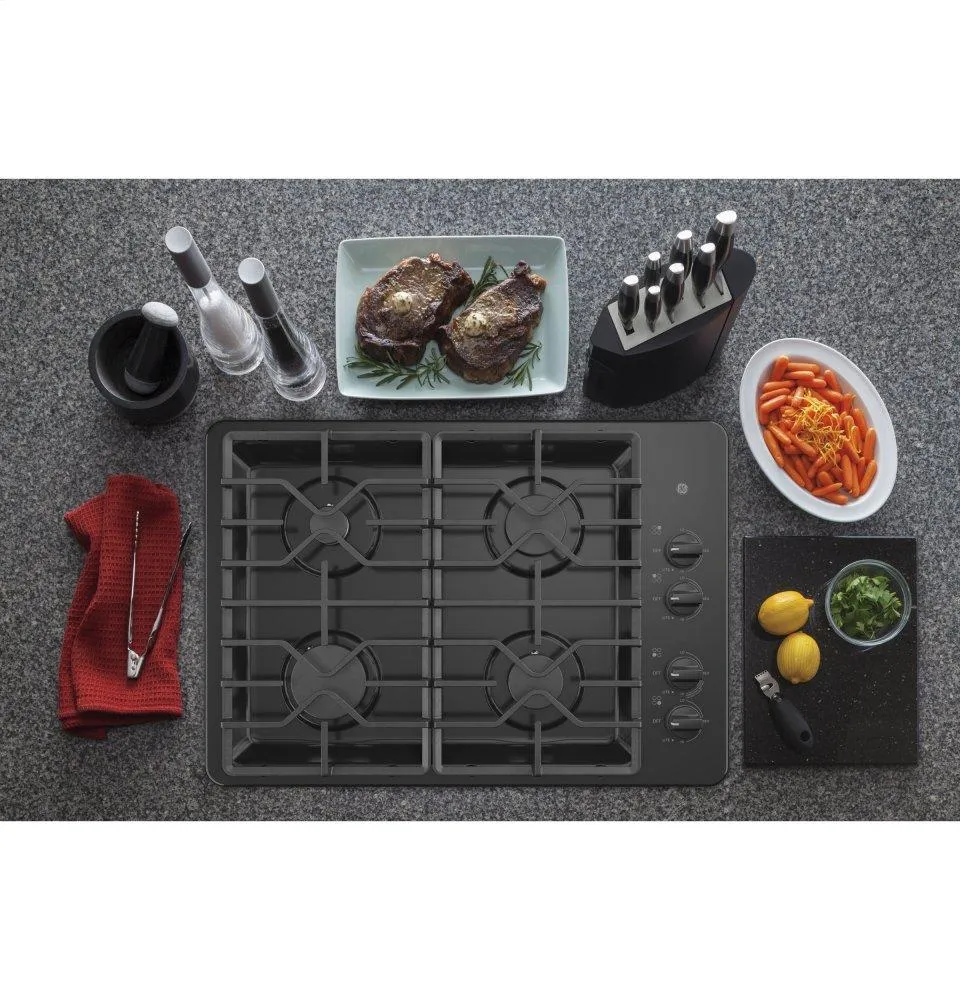 Ge Appliances JGP3030DLBB Ge 30" Built-In Gas Cooktop With Dishwasher-Safe Grates