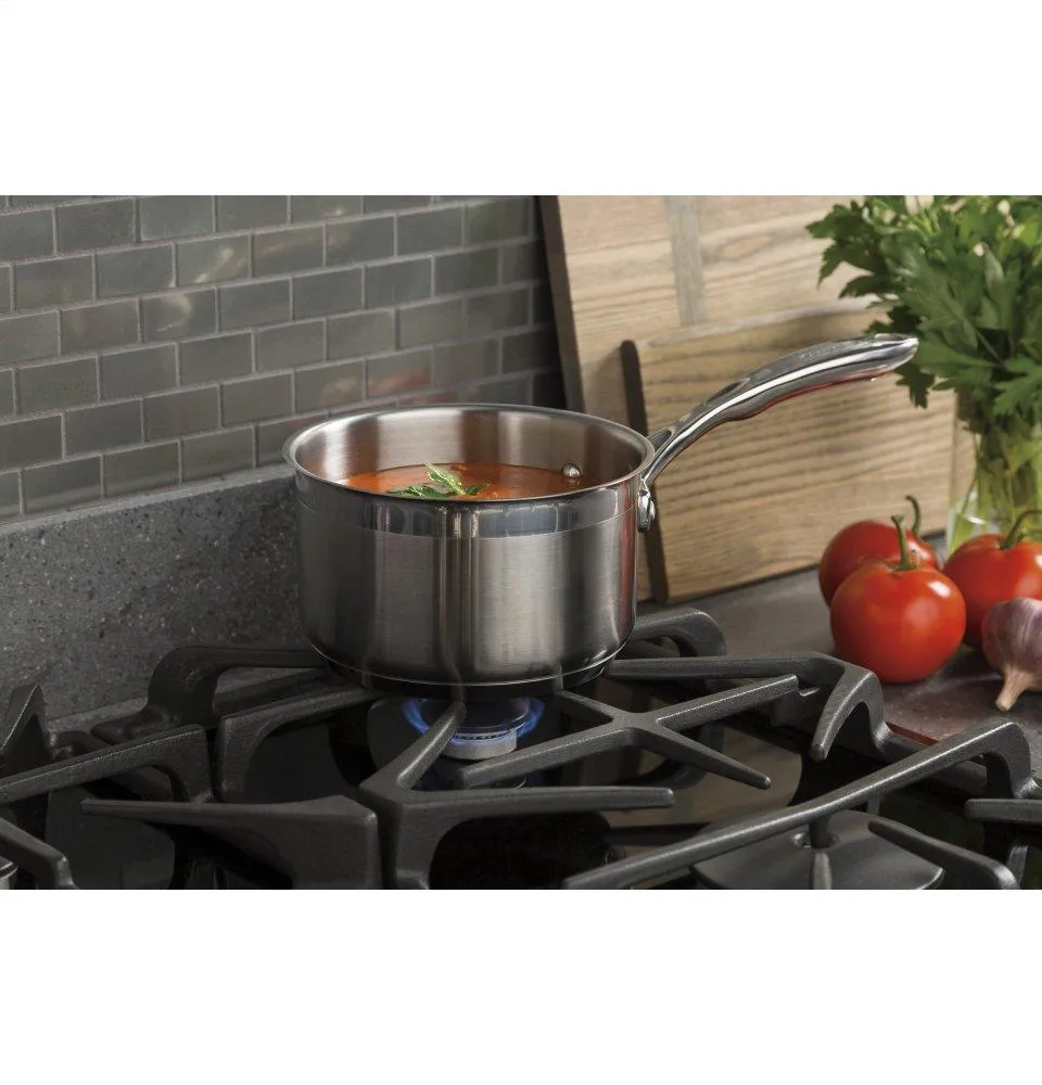 Ge Appliances JGP5536DLBB Ge 36" Built-In Gas On Glass Cooktop With 5 Burners And Dishwasher Safe Grates