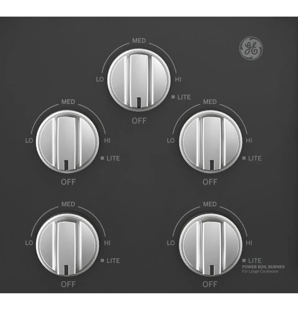 Ge Appliances JGP5536SLSS Ge 36" Built-In Gas On Glass Cooktop With 5 Burners And Dishwasher Safe Grates