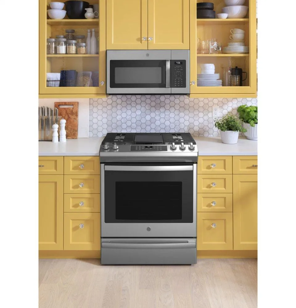 Ge Appliances JGS760SPSS Ge 30" Slide-In Front-Control Convection Gas Range With No Preheat Air Fry