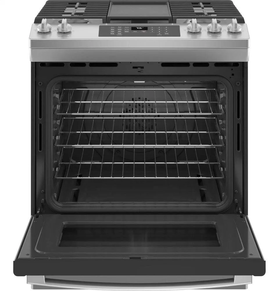 Ge Appliances JGS760SPSS Ge 30" Slide-In Front-Control Convection Gas Range With No Preheat Air Fry