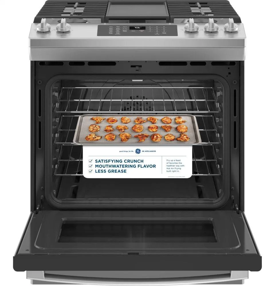 Ge Appliances JGS760SPSS Ge 30" Slide-In Front-Control Convection Gas Range With No Preheat Air Fry