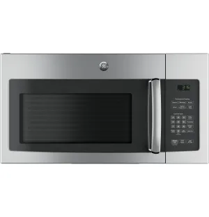 Ge Appliances JNM3163RJSS Ge 1.6 Cu. Ft. Over-The-Range Microwave Oven With Recirculating Venting Microwave Ovens large capacity kitchen microwave