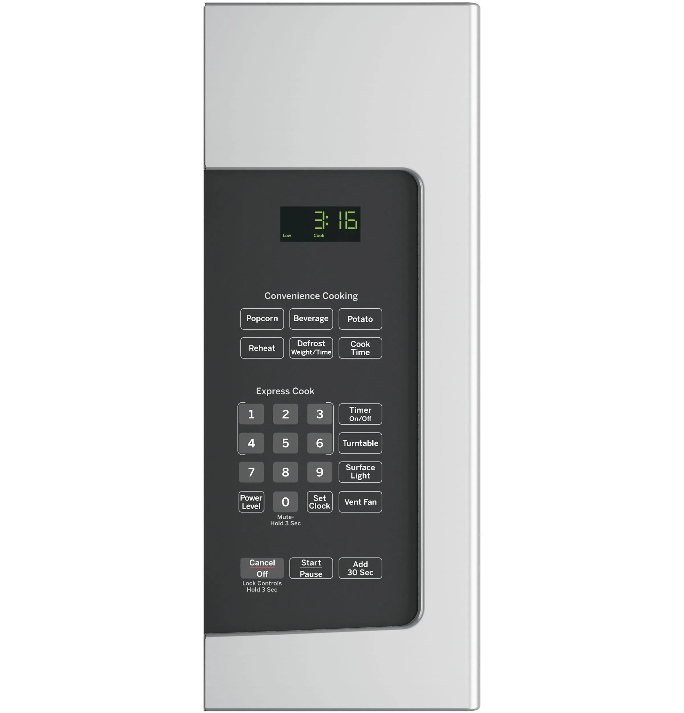 Ge Appliances JNM3163RJSS Ge 1.6 Cu. Ft. Over-The-Range Microwave Oven With Recirculating Venting