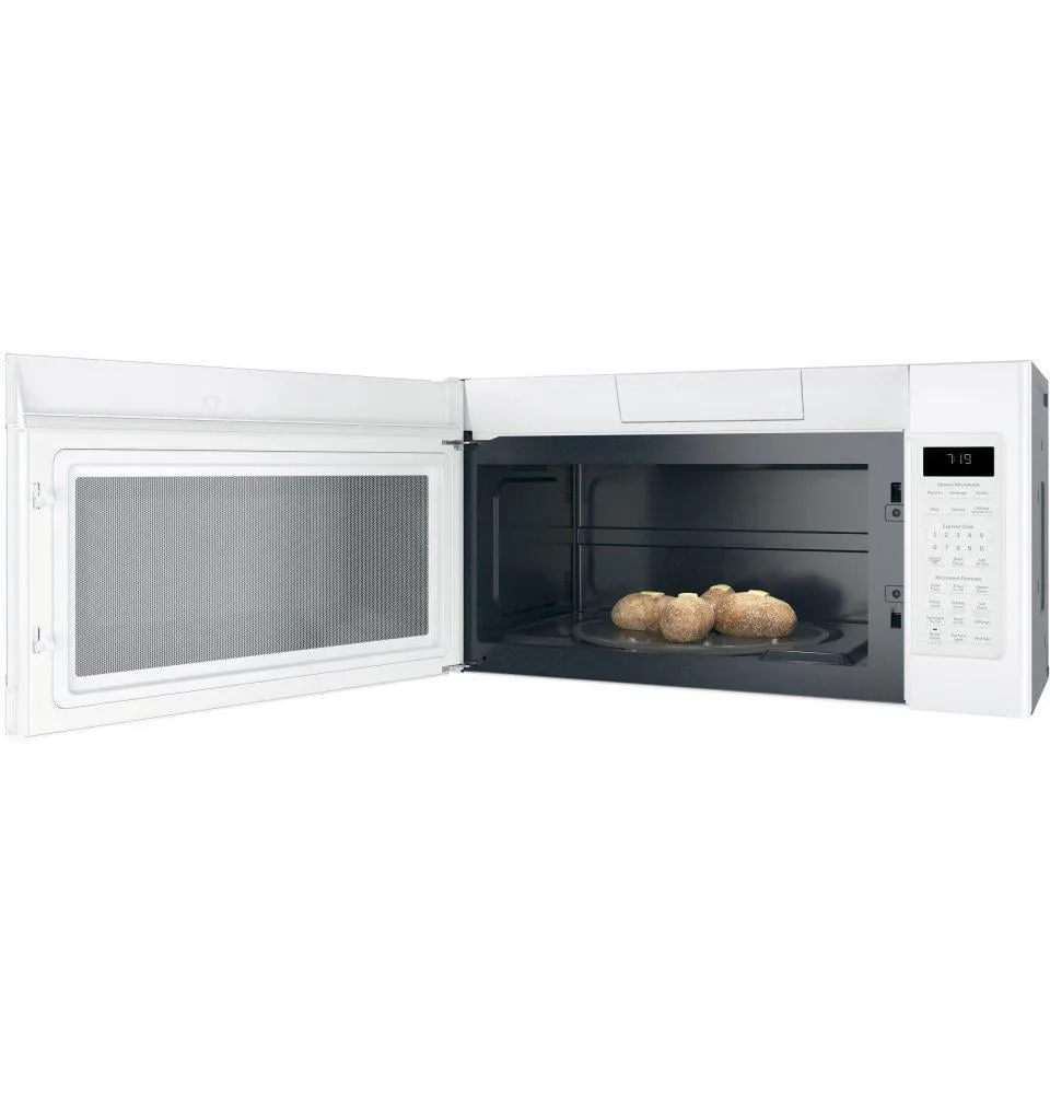 Ge Appliances JNM7196DKWW Ge 1.9 Cu. Ft. Over-The-Range Sensor Microwave Oven With Recirculating Venting