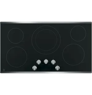 Ge Appliances JP3036SLSS Ge 36" Built-In Knob Control Electric Cooktop Electric slide-in electric cooking range