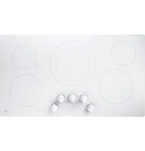 Ge Appliances JP3036TLWW Ge 36" Built-In Knob Control Electric Cooktop Cooktops 30 inch cooktop online