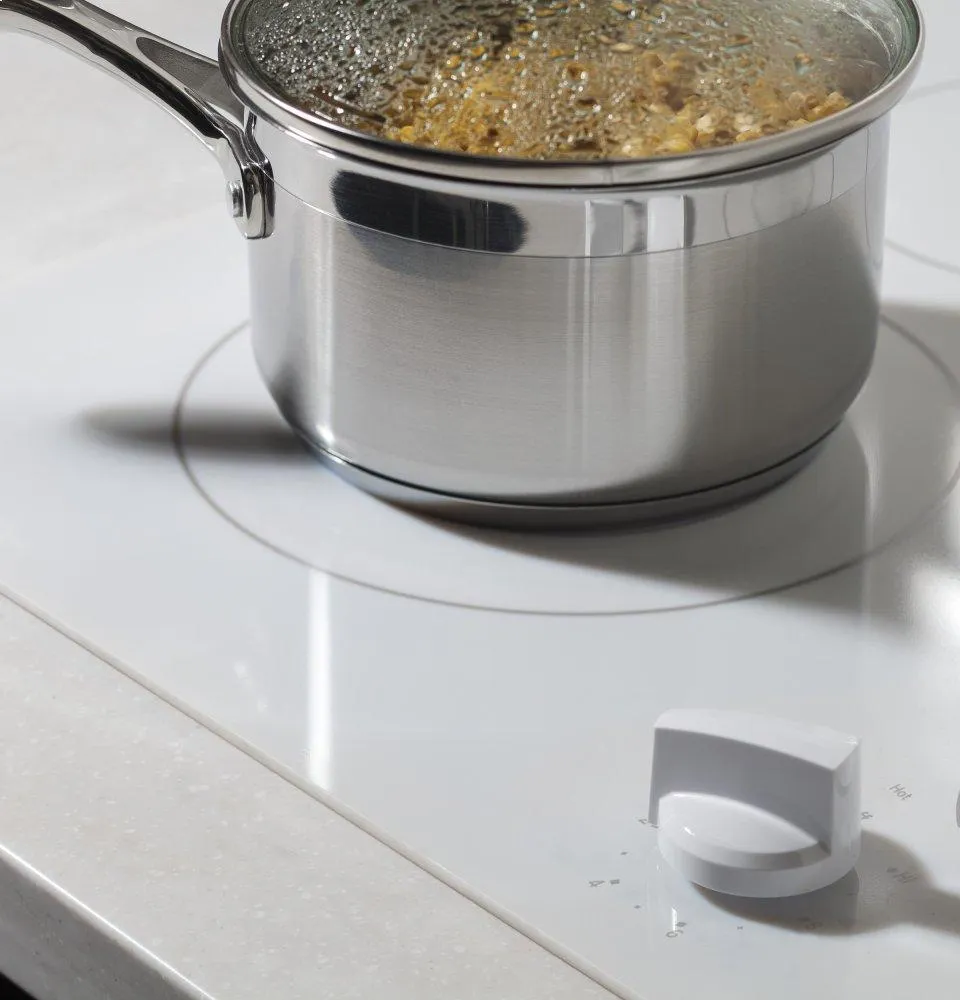 Ge Appliances JP3036TLWW Ge 36" Built-In Knob Control Electric Cooktop