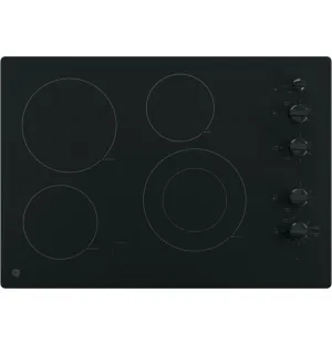 Ge Appliances JP3530DJBB Ge 30" Built-In Knob Control Electric Cooktop Cooktops 30 inch cooktop online