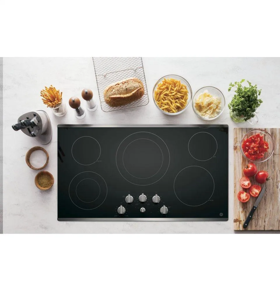 Ge Appliances JP3536SJSS Ge 36" Built-In Knob Control Electric Cooktop