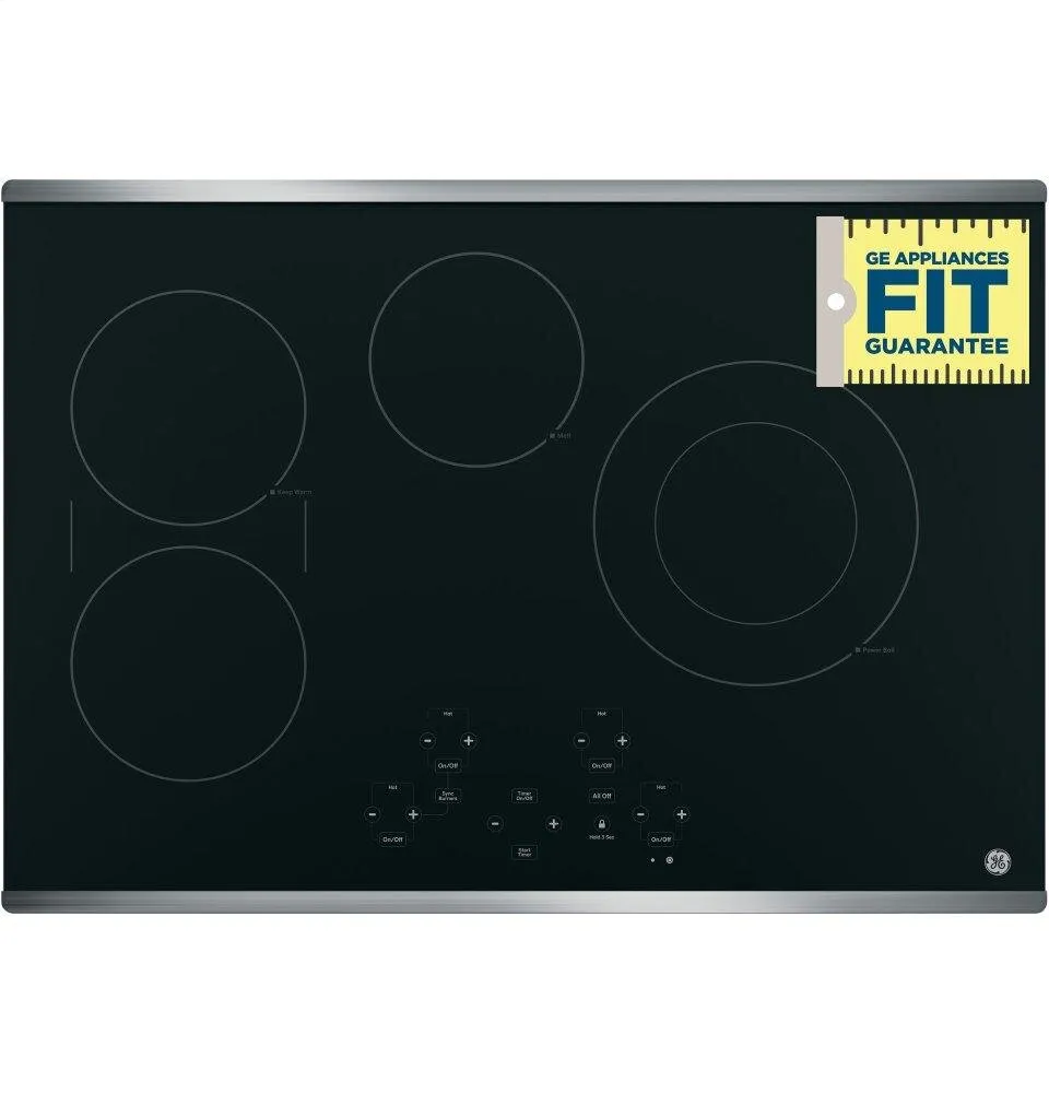 Ge Appliances JP5030SJSS Ge 30" Built-In Touch Control Electric Cooktop