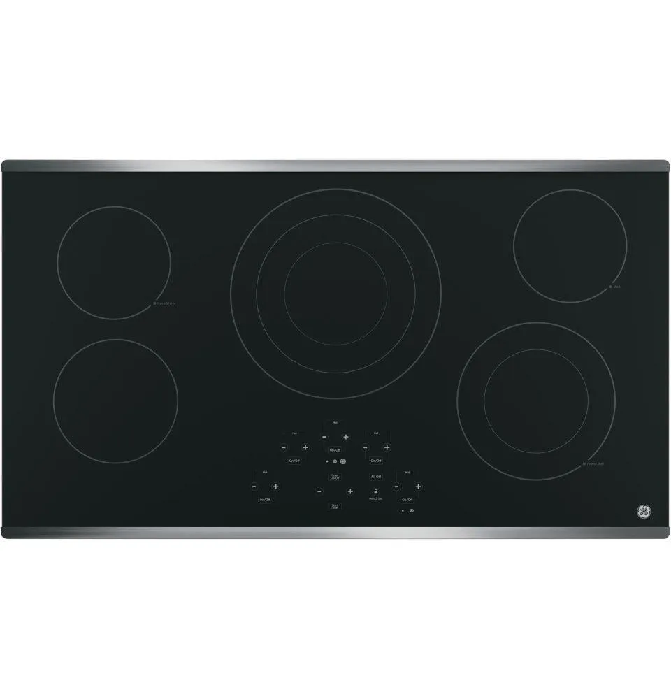 Ge Appliances JP5036SJSS Ge 36" Built-In Touch Control Electric Cooktop Electric slide-in electric cooking range