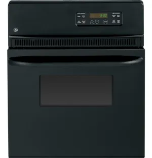 Ge Appliances JRP20BJBB Ge 24" Electric Single Self-Cleaning Wall Oven Single Wall Ovens electric wall oven with convection