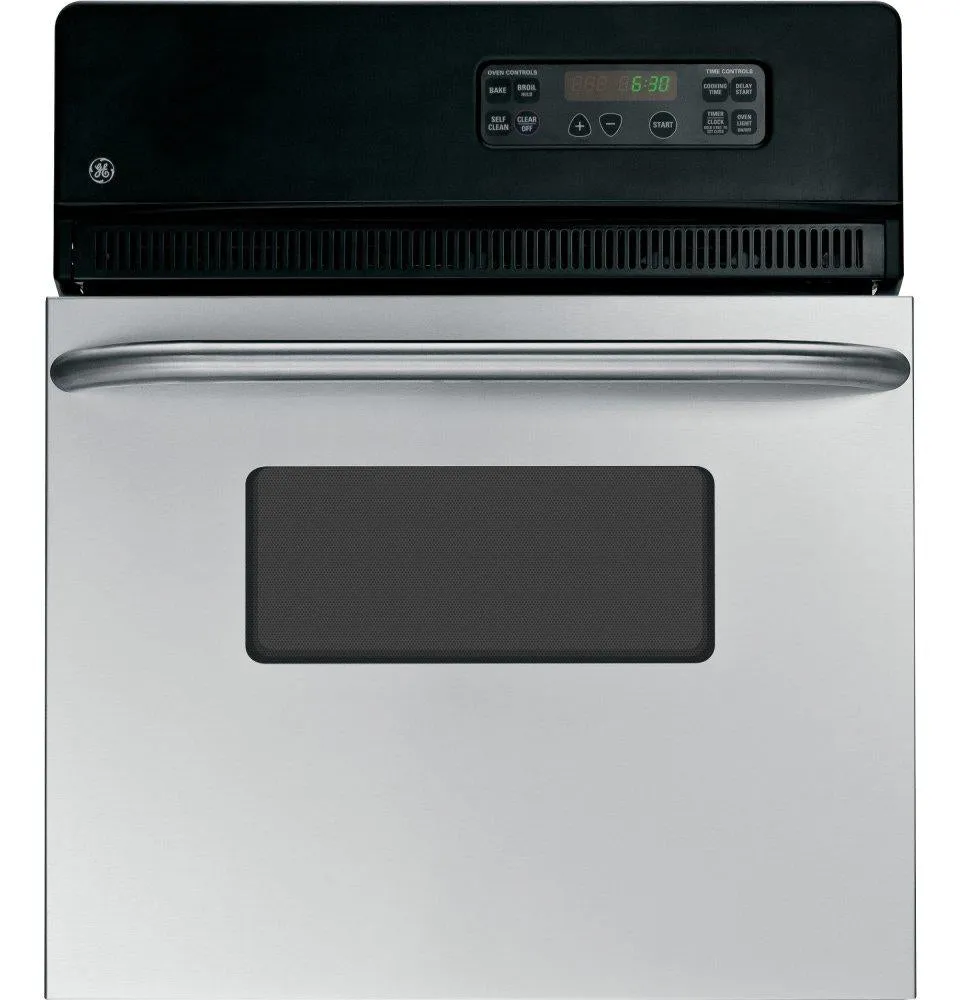 Ge Appliances JRP20SKSS Ge 24" Electric Single Self-Cleaning Wall Oven Wall Ovens oven with smart temperature control