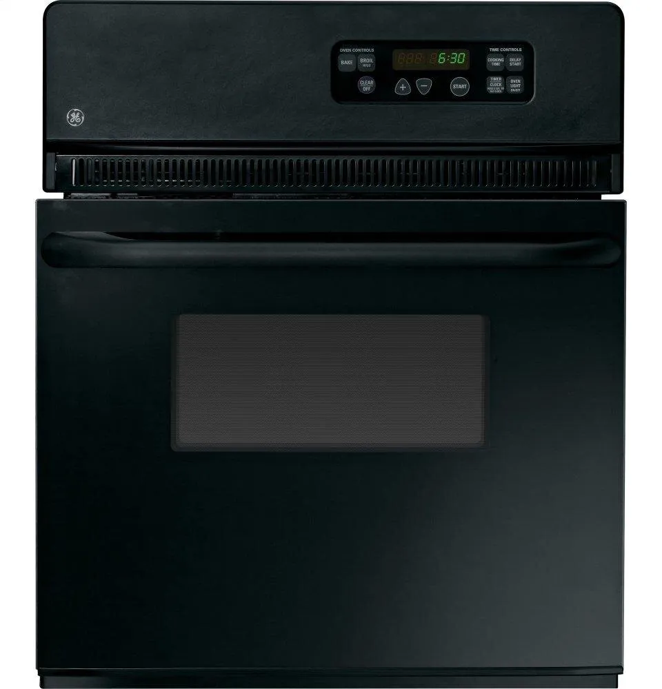 Ge Appliances JRS06BJBB Ge 24" Electric Single Standard Clean Wall Oven Single Wall Ovens electric wall oven with convection