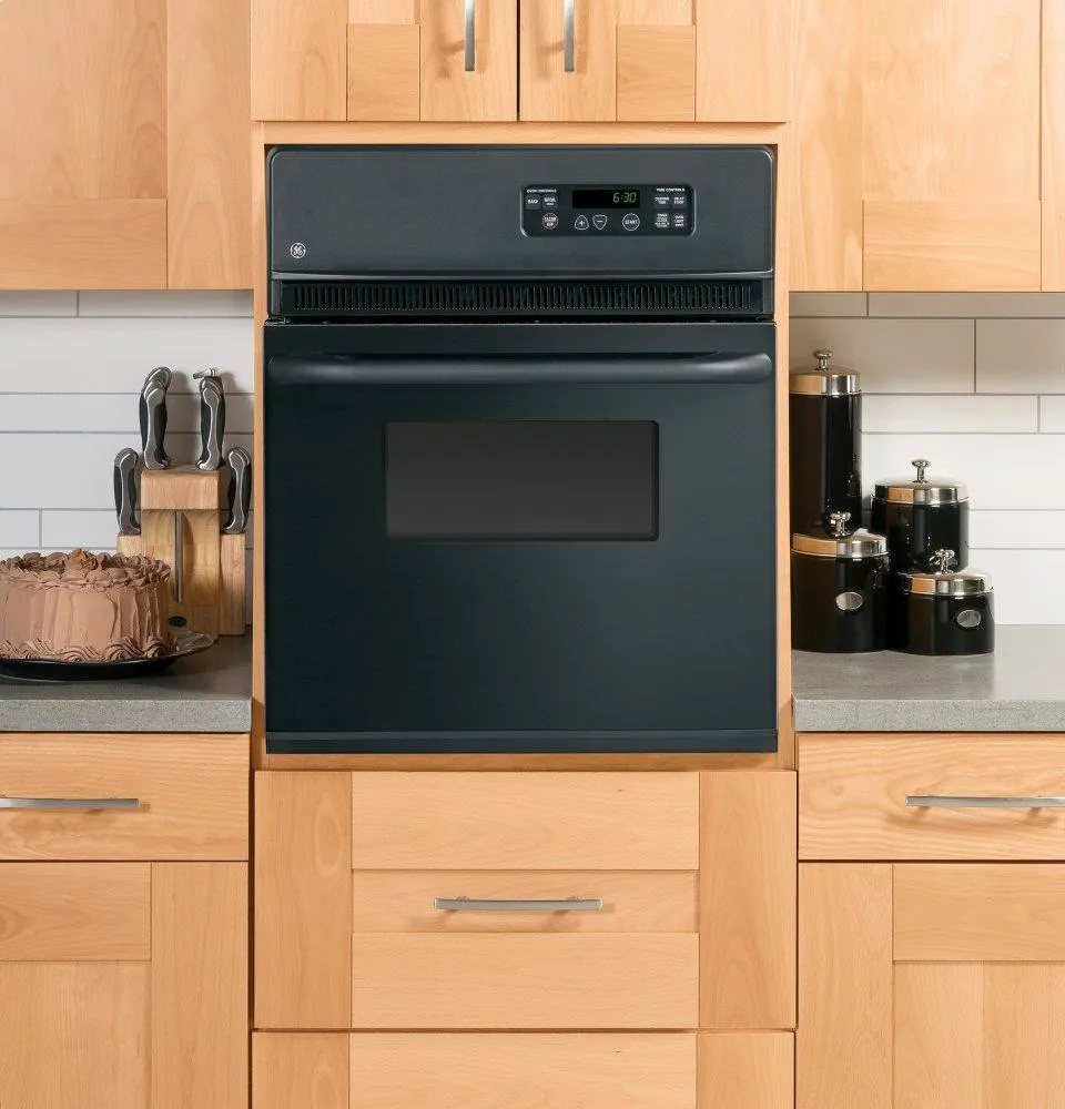 Ge Appliances JRS06BJBB Ge 24" Electric Single Standard Clean Wall Oven