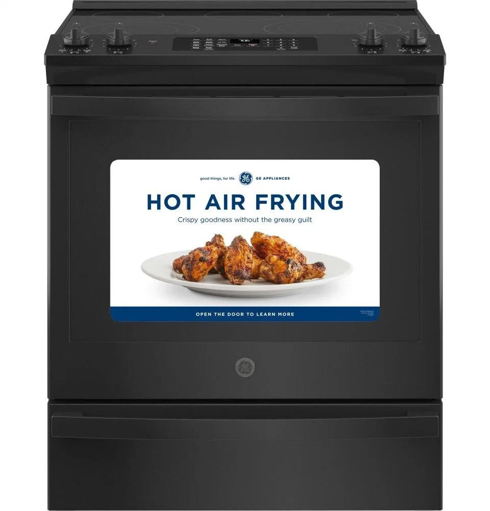 Ge Appliances JS760DPBB Ge 30" Slide-In Electric Convection Range With No Preheat Air Fry