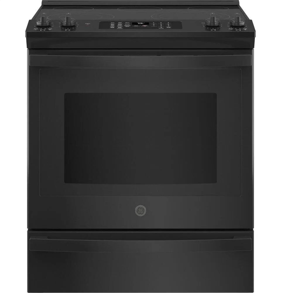 Ge Appliances JS760DPBB Ge 30" Slide-In Electric Convection Range With No Preheat Air Fry Slide In Ranges front control slide-in stove