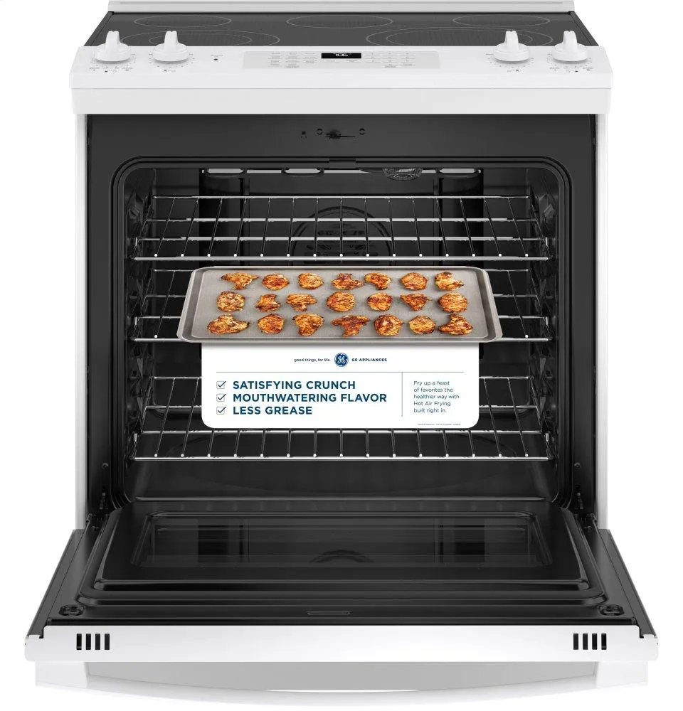 Ge Appliances JS760DPWW Ge 30" Slide-In Electric Convection Range With No Preheat Air Fry