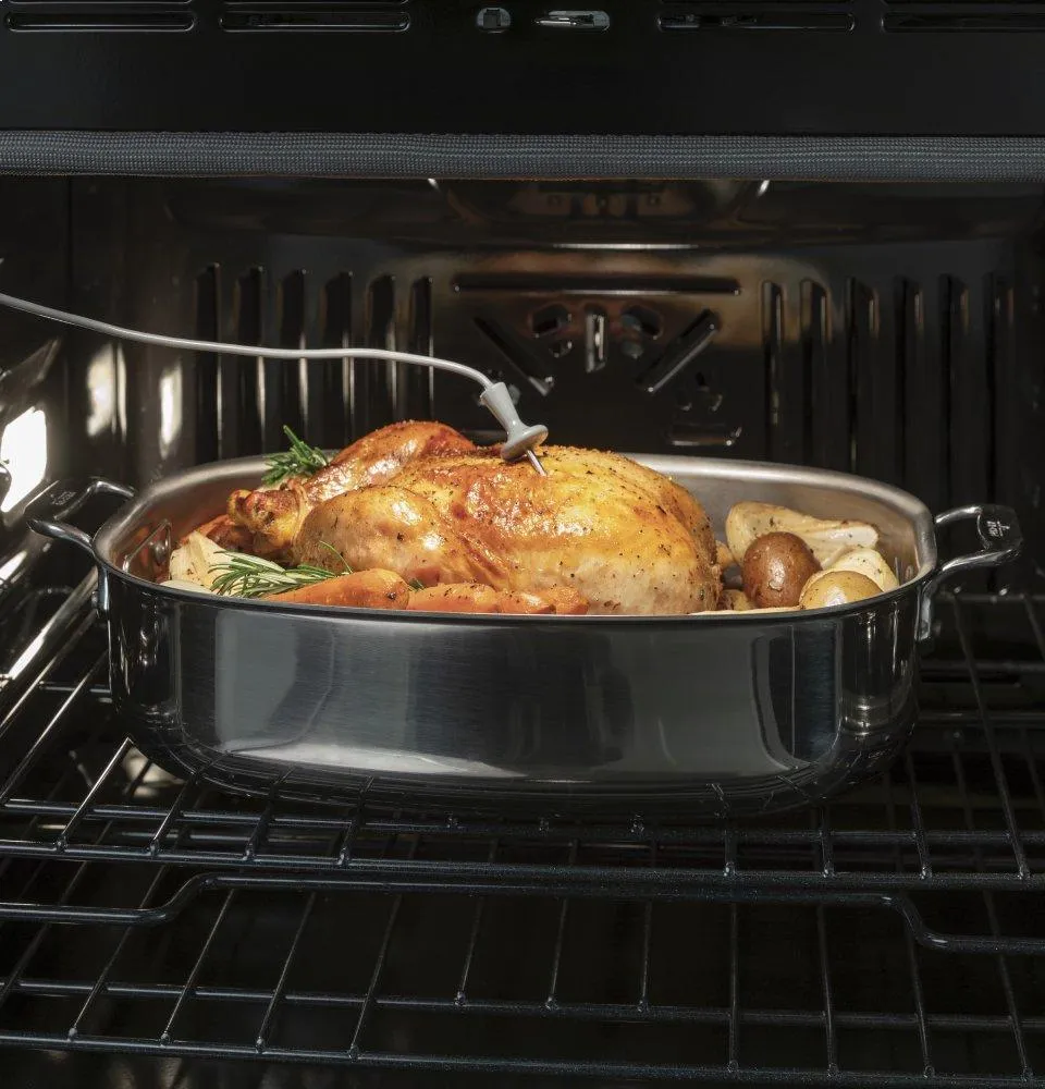Ge Appliances JTD5000SNSS Ge 30" Smart Built-In Self-Clean Convection Double Wall Oven With Never Scrub Racks