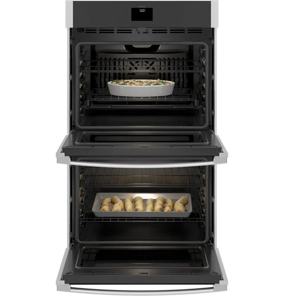 Ge Appliances JTD5000SNSS Ge 30" Smart Built-In Self-Clean Convection Double Wall Oven With Never Scrub Racks