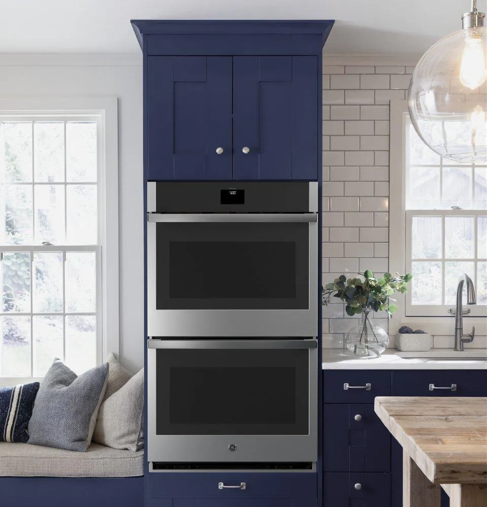 Ge Appliances JTD5000SNSS Ge 30" Smart Built-In Self-Clean Convection Double Wall Oven With Never Scrub Racks