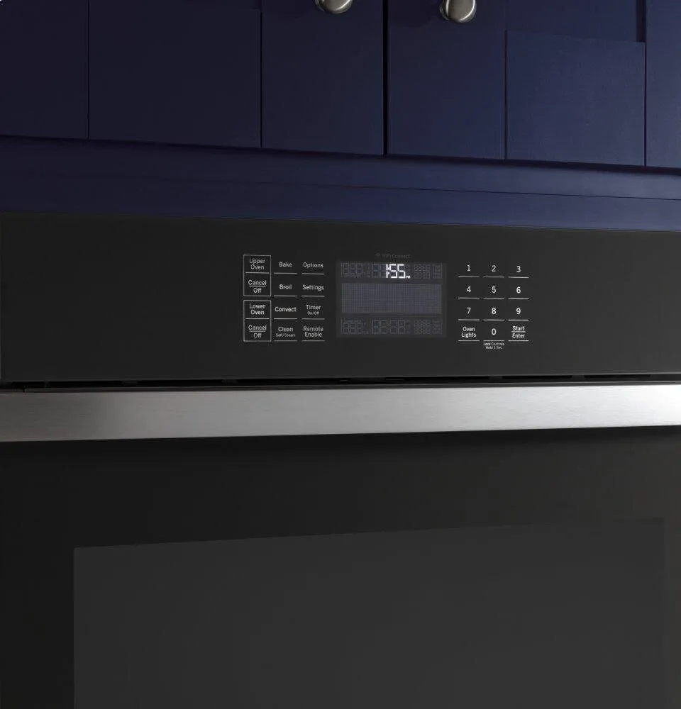 Ge Appliances JTD5000SNSS Ge 30" Smart Built-In Self-Clean Convection Double Wall Oven With Never Scrub Racks