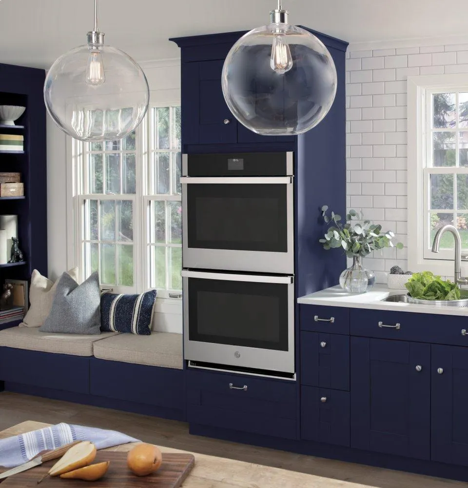 Ge Appliances JTD5000SNSS Ge 30" Smart Built-In Self-Clean Convection Double Wall Oven With Never Scrub Racks