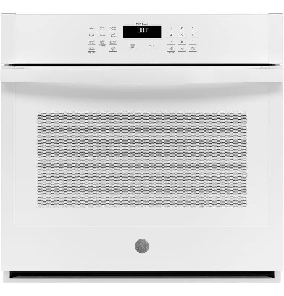 Ge Appliances JTS3000DNWW Ge 30" Smart Built-In Self-Clean Single Wall Oven With Never-Scrub Racks Wall Ovens oven with smart temperature control